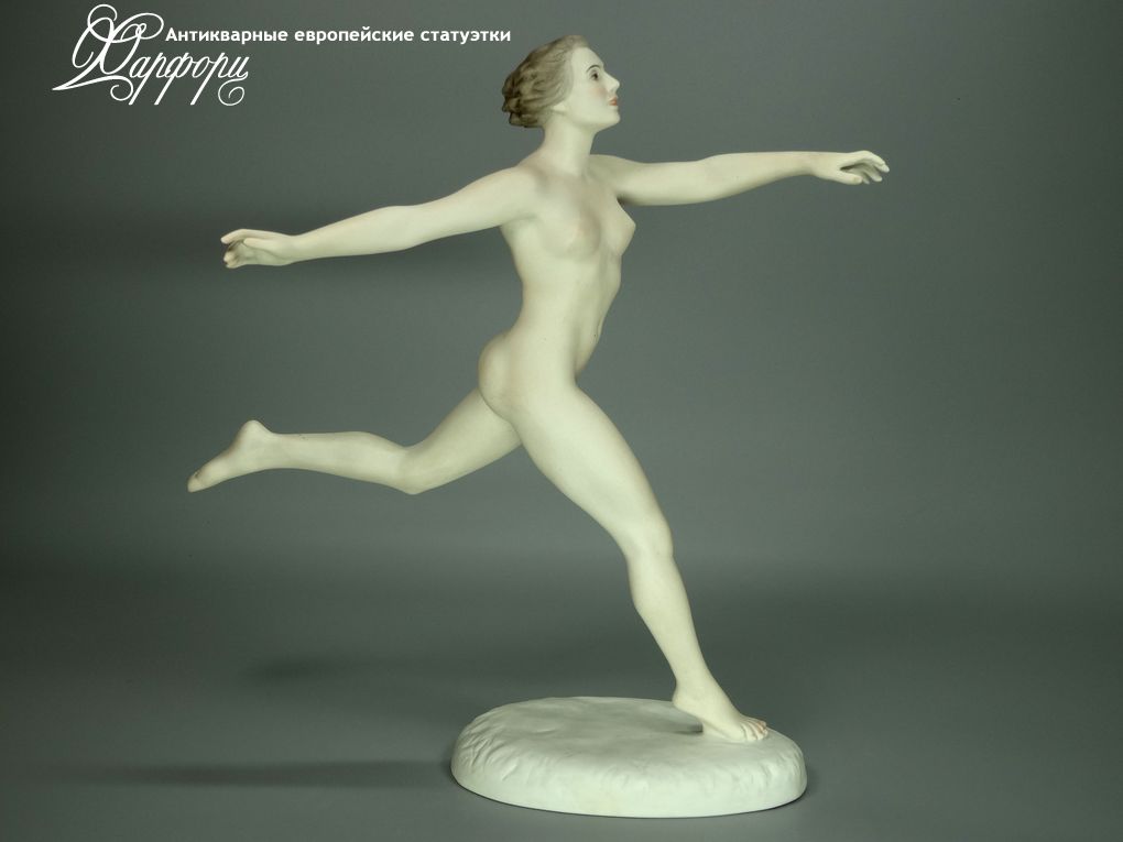 Купить фарфоровые статуэтки Rosenthal, Тройной прыжок E. Sege, Германия